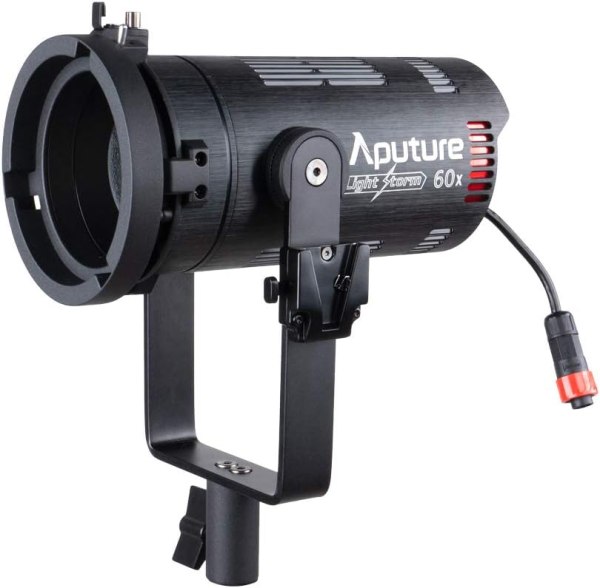 Aputure Light Storm LS 60x Bi Color LED Light 30000lux  1m  CRI 95  TLCI 95 Built in 9 Lighting FX  Support NP F970 Battery  includes Barn Doors Suppo Lighting
