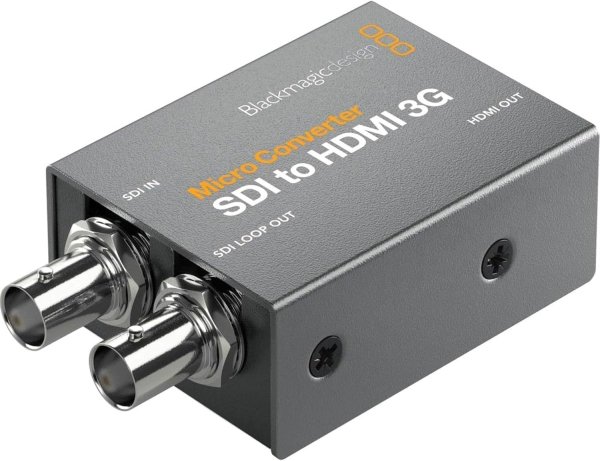 Blackmagic Micro Converter BiDirectional SDI/HDMI 3G with Power Supply – Compact HD Video Converter Production Switchers & Converters 