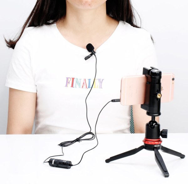 BOYA BY MM1  Omnidirectional Lavalier Microphone Professional Audio Recording Microphone Professional Audio