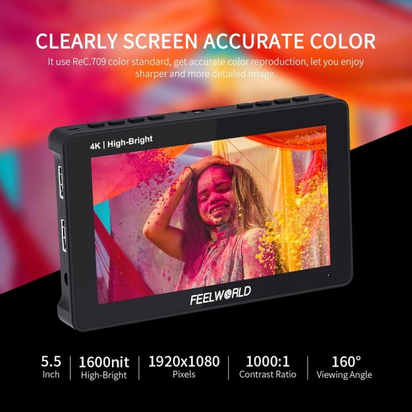 Feelworld F5 Pro 5 5 4K Hdmi Ips Touchscreen Monitor Pro Videos