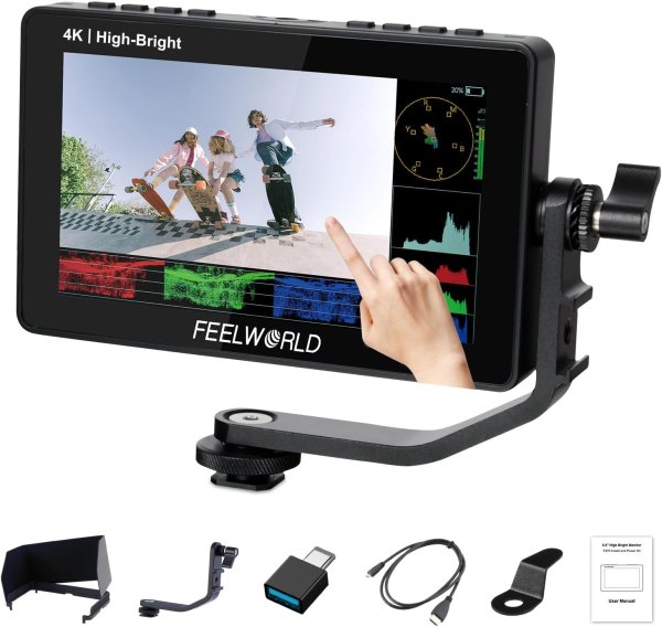 Feelworld F5 Pro 5 5 4K Hdmi Ips Touchscreen Monitor Pro Videos