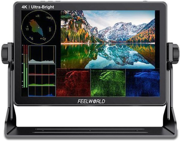 FEELWORLD LUT11S â€“ 10.1 Inch 2000nit Ultra-Bright DSLR Camera Monitor with 3G-SDI, 4K HDMI, and Touchscreen Pro Videos