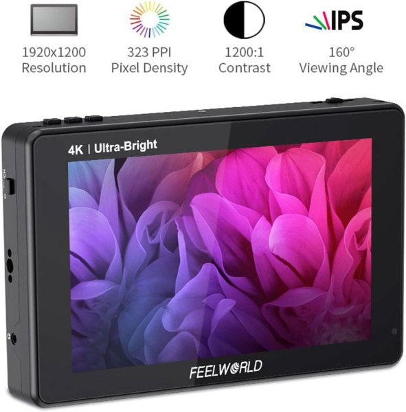 FEELWORLD LUT7S PRO 7  2200nit 4K HDMI 3G SDI Camera Monitor   Touchscreen  3D LUT Pro Videos