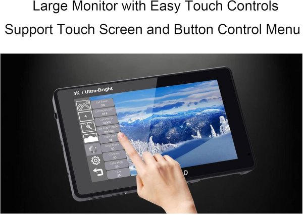 FEELWORLD LUT7S PRO 7  2200nit 4K HDMI 3G SDI Camera Monitor   Touchscreen  3D LUT Pro Videos