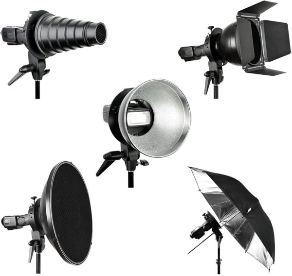 Godox S Type Bracket Bowens Mount Kit with 60x60cm Softbox for Speedlite and Studio Photography Others