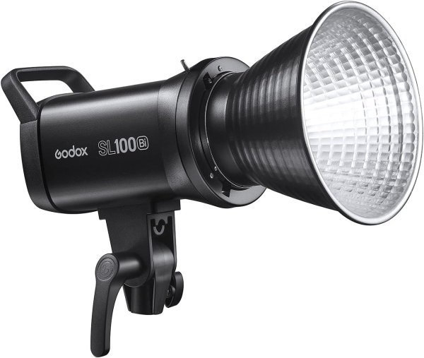 Godox SL100Bi 100W Compact LED Video Light with Bi Color Temperature and Bowens Mount Lighting