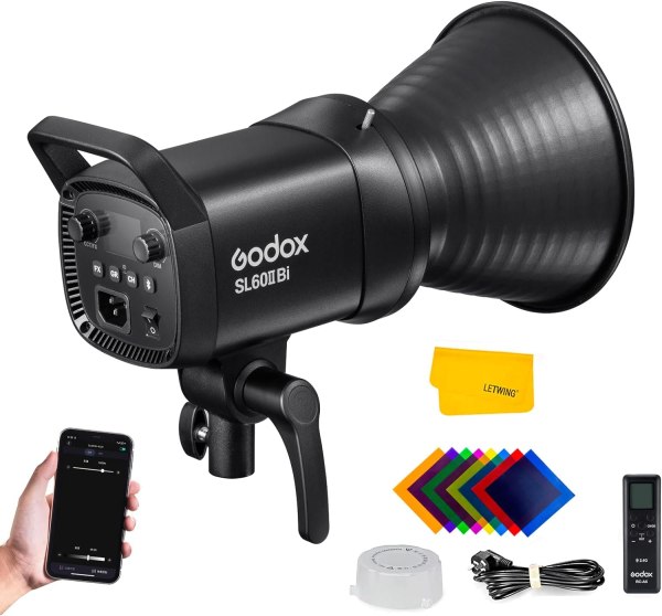 Godox SL60IIBi Bi Color LED Video Light     2800K 6500K with Wireless Control Lighting