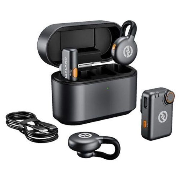Hollyland Lark M2S Combo     Ultra Compact Wireless Microphone Kit for Crystal Clear Audio Professional Audios
