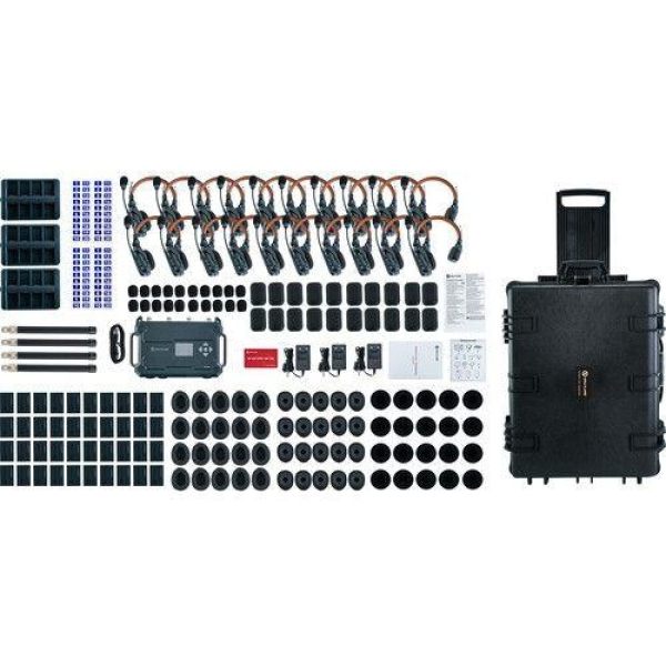 Hollyland Solidcom C1 Pro Roaming Hub 20S     Full Duplex Wireless Intercom with 20 Single Ear Headsets Professional Audio