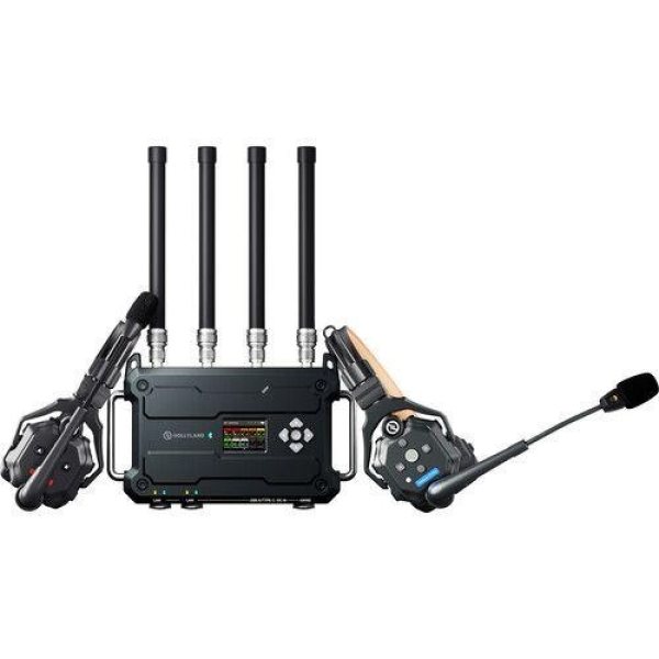 Hollyland Solidcom C1 Pro Roaming Hub 20S     Full Duplex Wireless Intercom with 20 Single Ear Headsets Professional Audio