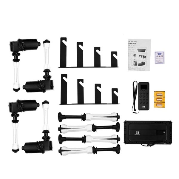 Nanlite Four Axle Motorized Background Support Kit BE 4R   Effortless Backdrop Control SoftBox & Reflectors