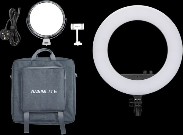 Nanlite Halo 18  Adjustable LED Ring Light   Studio Quality Lighting for Creators Lighting