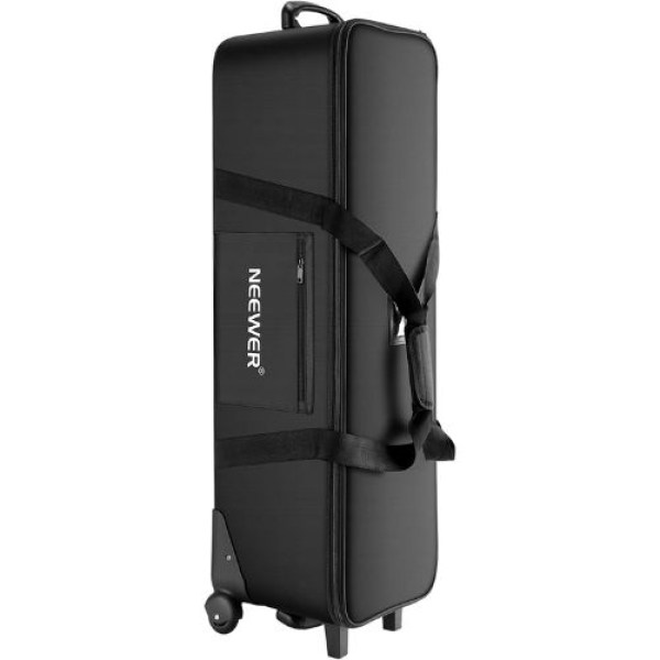 NEEWER Photo Studio Rolling Bag – 40.1”×11.8”×11.8” (102×30×30cm) Trolley Carrying Case with Padded Compartment for Light Stands, Tripods, Strobes, Um Camera Accessories