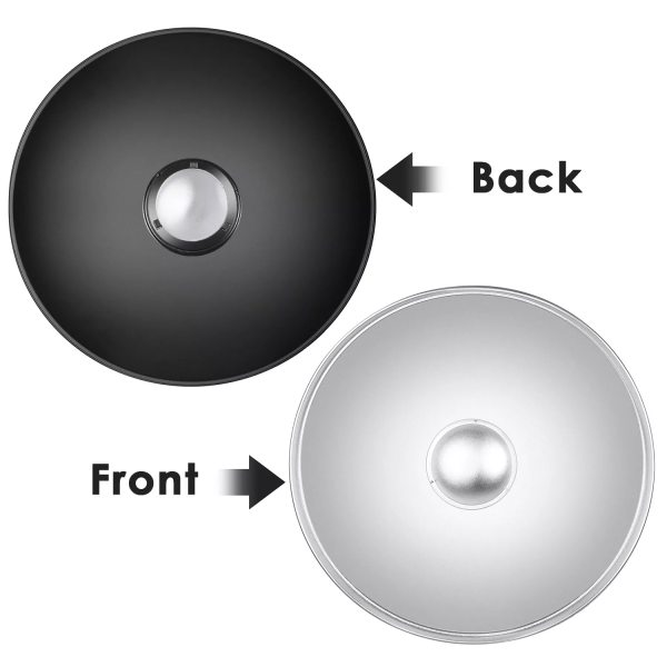 NiceFoto RS 700 70cm Beauty Dish with Grid     High Quality Light Modifier for Portraits   Fashion SoftBox & Reflectors