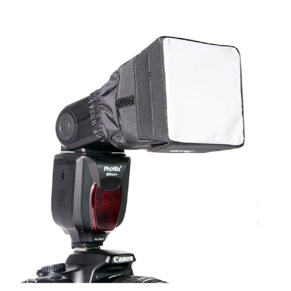 Phottix Mini Softbox for Speedlite     Soft  Diffused Lighting On the Go SoftBox & Reflectors