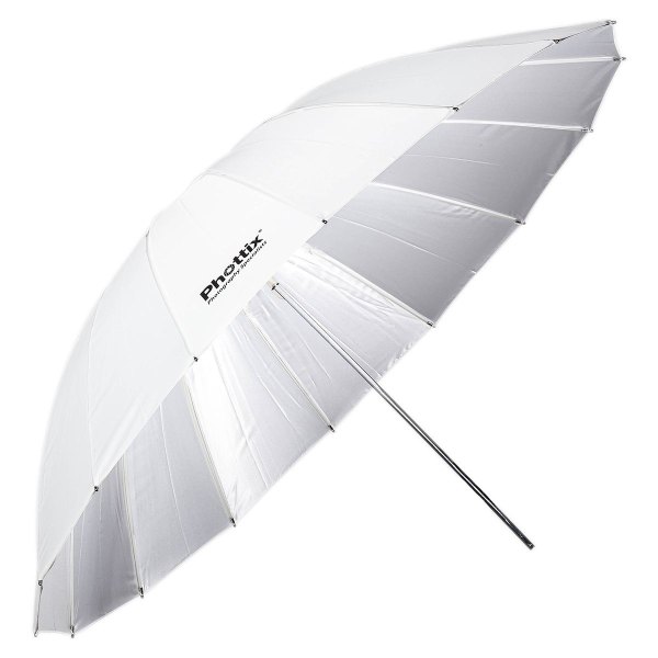 Phottix Para Pro Shoot Through Umbrella     60in 152cm for Soft  Diffused Lighting SoftBox & Reflectors