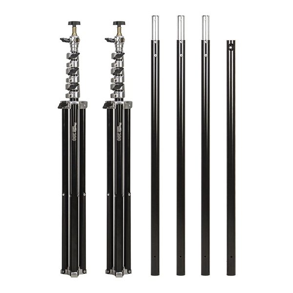 Phottix Saldo Backdrop Stand Kit  2 8  3 2m      Sturdy   Adjustable Background Support SoftBox & Reflectors