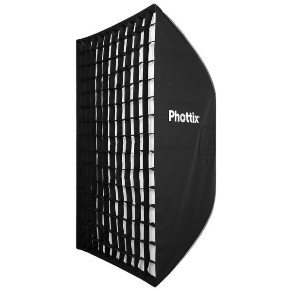 Phottix Solas Softbox with Grid 91x122cm / 36x48inches Soft Even Lighting for Professionals SoftBox & Reflectors