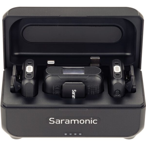 Saramonic Blink 500 B2 2 Person Wireless Clip On Microphone System for Cameras and Mobile Devices  2 4 GHz  Professional Audios
