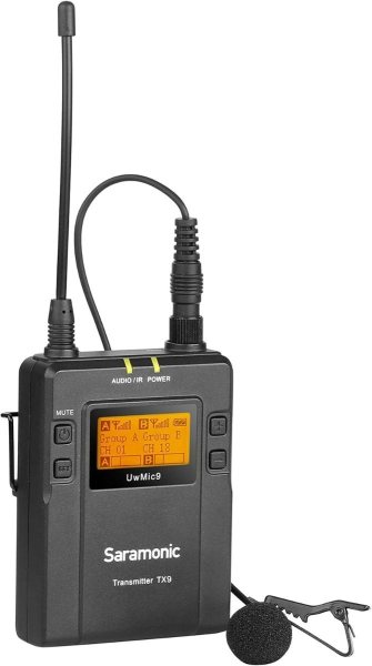 Saramonic UWMIC9 KIT2 UHF Wireless Microphone System RX9+TX9+TX9 Professional Audios