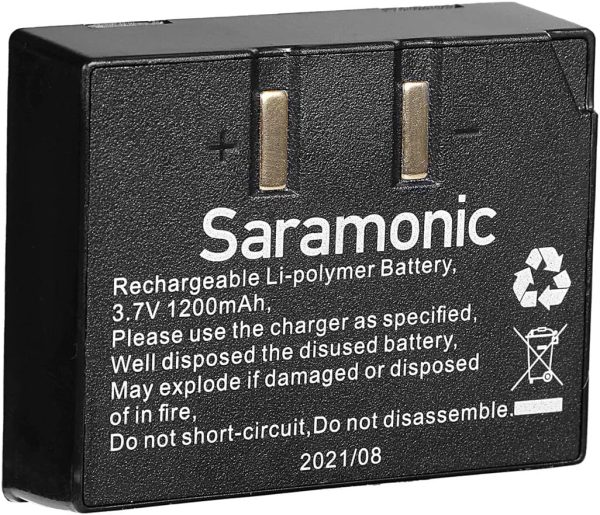 Saramonic WiTalk WT5S 5 Person Full Duplex Wireless Intercom System with Single Ear Headsets (1.9 GHz) | Hard Case, Battery Charger & 5x Headsets | 40 Professional Audios