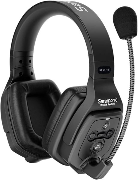 Saramonic WiTalk WT8S 8 Person Full Duplex 1.9GHz Wireless Single Ear Headset Intercom System with Hub and Custom Hard Case Professional Audios