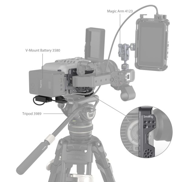 SmallRig Cage Kit for Sony FX6 4124   Professional Mounting Solution for Your FX6 Others