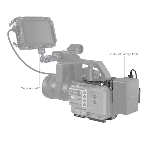 SmallRig Cage Kit for Sony FX6 4124   Professional Mounting Solution for Your FX6 Others