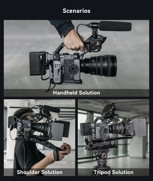SmallRig Cage Kit for Sony FX6 4124   Professional Mounting Solution for Your FX6 Others