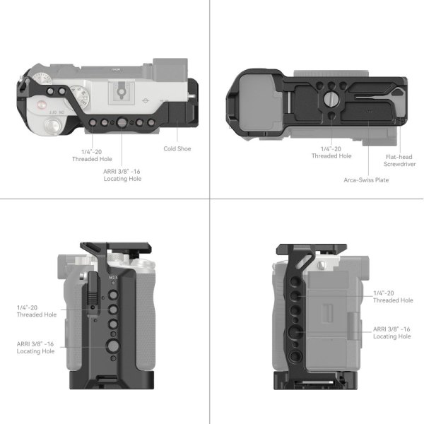 SmallRig Camera Cage for Sony a7C 3081B - Ultimate Protection & Versatility Others