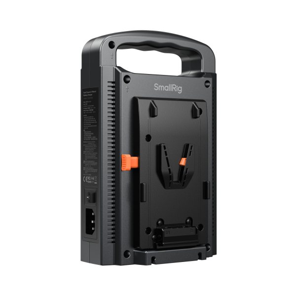 SmallRig Dual Channel V Mount Battery Charger  European Standard  4579 Battery & Grip