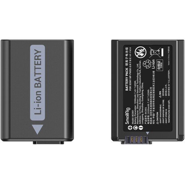 SmallRig NP FW50 2 Battery Kit with Dual Charger Battery & Grip