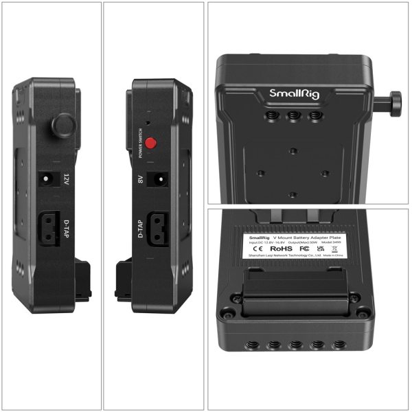 SmallRig V Mount Battery Adapter Plate (Basic Version) with Extension Arm 3499 Others