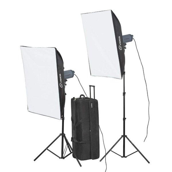 VISICO VL 200Plus Softbox Kit â€“ Professional Photography Lighting Solution Studio Set