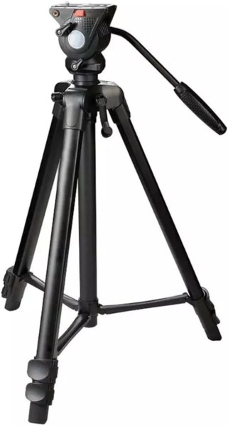WT3308A WEIFENG Professional Tripod WT3308A     Durable Aluminum Alloy  Fluid Head  Adjustable Height for Photography   Videography Camera & Light Stands