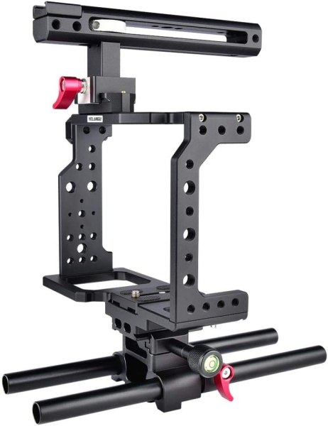 YELANGU C8 YLG0910 Handle Video Camera Cage Stabilizer(Black) Others