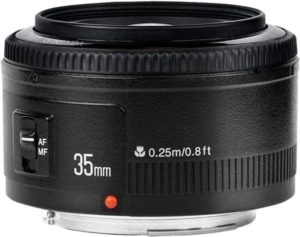 YONGNUO YN35mm F2     Wide Angle Prime Lens with Auto Focus for Canon EF Mount Lens & Accessories
